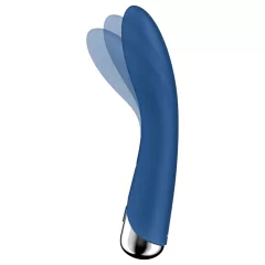   Satisfyer Spinning Vibe 1 - rotační hlavicový vibrátor na bod G (modrý)