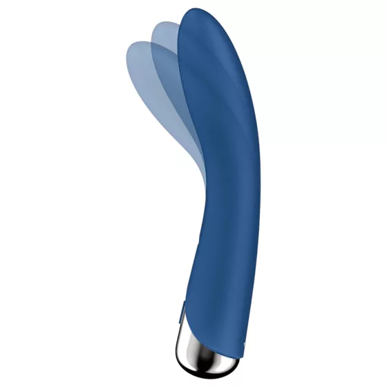 Satisfyer Spinning Vibe 1 - rotační hlavicový vibrátor na bod G (modrý)