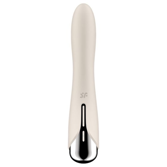 Satisfyer Spinning Vibe 1 - rotační G-bod vibrátor (béžový)