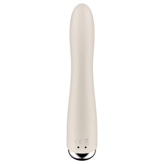 Satisfyer Spinning Vibe 1 - rotační G-bod vibrátor (béžový)