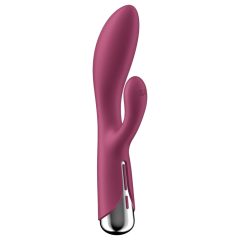  Satisfyer Spinning Rabbit 1 - rotační klitorisový vibrátor (červený)