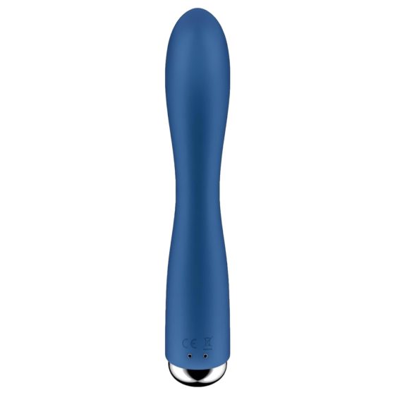 Satisfyer Spinning Rabbit 1 - rotační vibrátor s klitorálním ramenem (modrý)