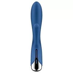   Satisfyer Spinning Rabbit 1 - rotační vibrátor s klitorálním raménkem (modrý)