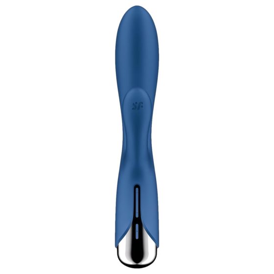 Satisfyer Spinning Rabbit 1 - rotační vibrátor s klitorálním ramenem (modrý)