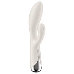   Satisfyer Spinning Rabbit 1 - rotační vibrátor s ramenem na klitoris (béžový)