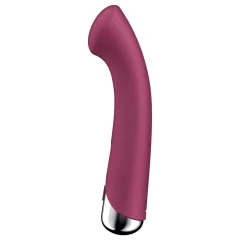   Satisfyer Spinning G-Spot 1 - rotační vibrátor na bod G s otočnou hlavicí (červený)