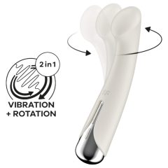   Satisfyer Spinning G-Spot 1 - rotující G-bod vibrátor (béžový)