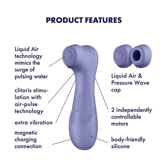 Satisfyer Pro 2 Gen3 - akumulátorový stimulátor klitorisu s vlnami (fialový)