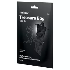   Satisfyer Treasure Bag XL - diskrétní úložná taška - velká (černá)