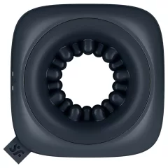   Satisfyer Ring Stroker - akumulátorový vibrační masturbátor (černý)