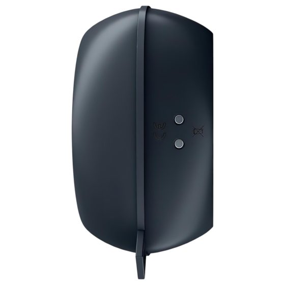 Satisfyer - vibrační masturbátor s kroužkem - dobíjecí, černý