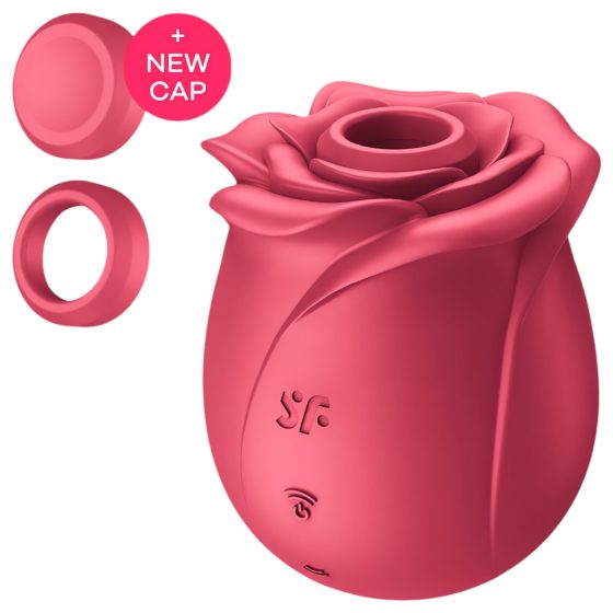 Satisfyer Pro 2 Rose Classic - stimulační přístroj pro klitoris s tlakovými vlnami (červený)