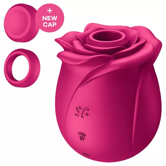 Satisfyer Pro 2 Classic Blossom - stimulátor klitorisu s tlakovými vlnami (červený)