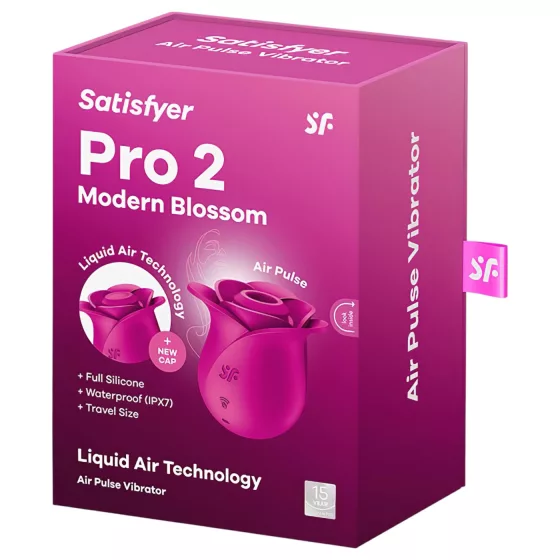 Satisfyer Pro 2 Modern Blossom - stimulátor klitorisu s tlakovými vlnami (růžový)