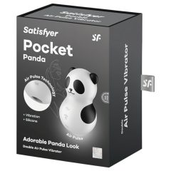   Satisfyer Pocket Panda - vzduchová stimulace klitorisu (černá)
