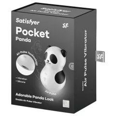   Satisfyer Pocket Panda - stimulátor klitorisu s tlakovými vlnami (černý)