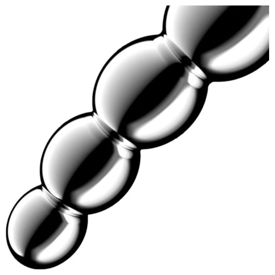 Satisfyer Star Force 1 – kovový dildo s kuličkami (stříbrný)