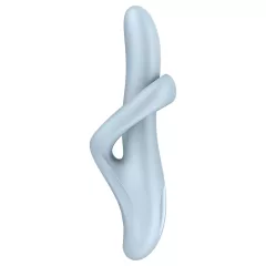   / Satisfyer Heat Flex 4 - hřejivý vibrátor s raménkem na klitoris (modrý)