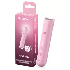   Satisfyer First Kiss - stimulátor klitorisu s tlakovými vlnami (růžový)