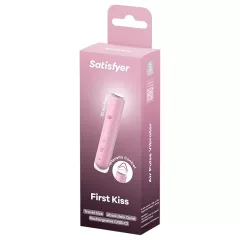   Satisfyer First Kiss - stimulátor klitorisu s tlakovými vlnami (růžový)
