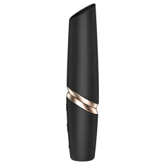 Satisfyer - vibrátor ve tvaru rtěnky - černý