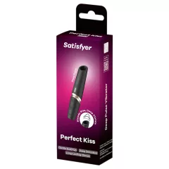 Satisfyer - vibrátor ve tvaru rtěnky - černý