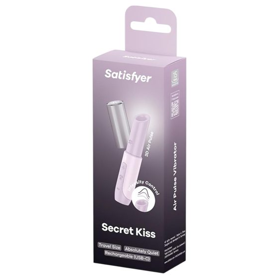 Satisfyer Secret Kiss - stimulátor klitorisu s tlakovými vlnami - růžový