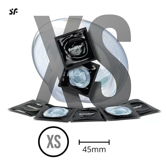 Satisfyer - kondomy - 45 mm (100 ks)