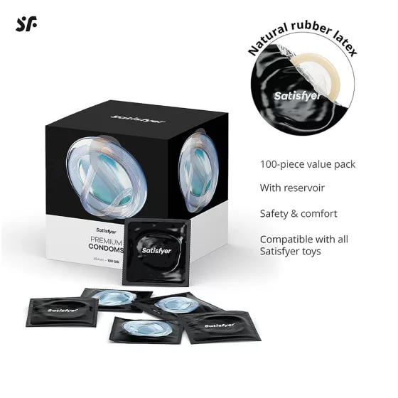 Satisfyer - kondomy - 49 mm (100 ks)