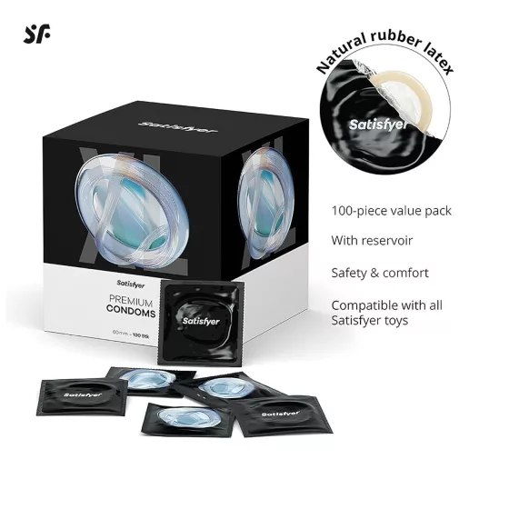 Satisfyer - kondom - 60 mm (100 ks)
