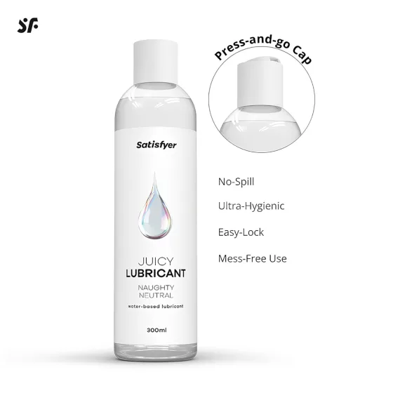 Satisfyer - lubrikační gel na vodní bázi - pro citlivou pokožku - 300 ml