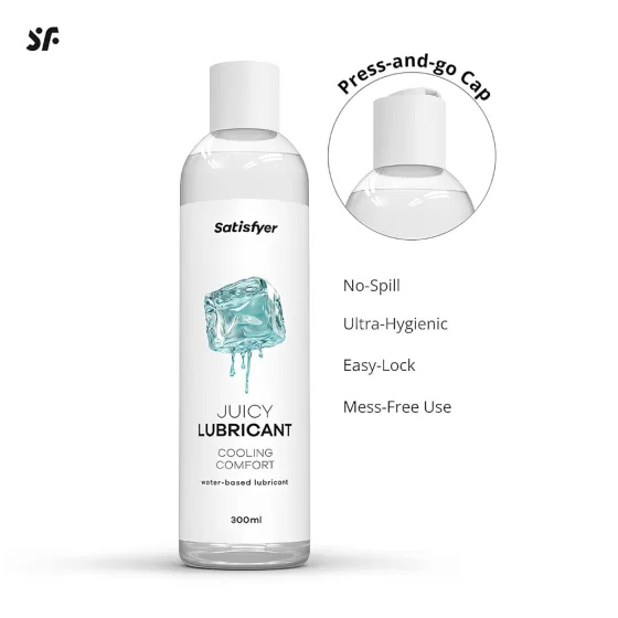 Satisfyer Juicy Cooling Comfort - chladivý lubrikační gel (300 ml)