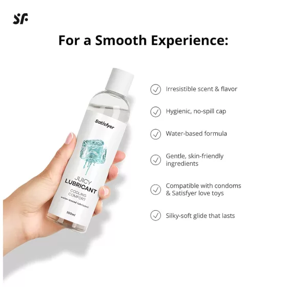 Satisfyer Juicy Cooling Comfort - chladivý lubrikační gel (300 ml)