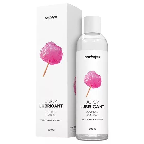 Satisfyer Juicy Cotton Candy - aromatizovaný lubrikační gel (300 ml)