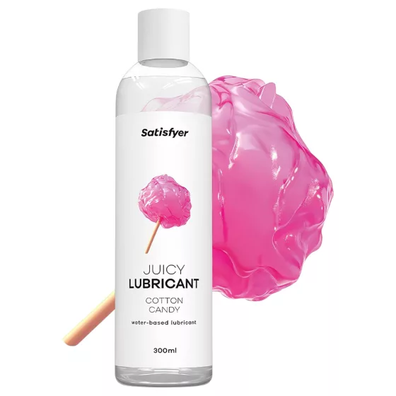 Satisfyer Juicy Cotton Candy - aromatizovaný lubrikační gel (300 ml)