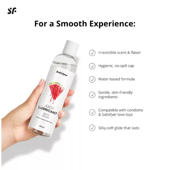 Satisfyer - lubrikant s příchutí melounu - 300ml