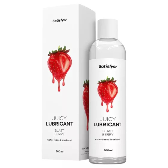 Satisfyer Juicy Blast Berry - aromatizovaný lubrikační gel (300 ml)