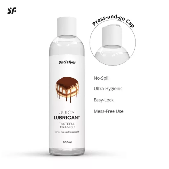 Satisfyer Juicy Tasteful Tiramisu - ochucené lubrikační gel (300 ml)