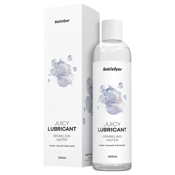 Satisfyer Juicy Sparkling Water - aromatizovaný lubrikační gel (300 ml)
