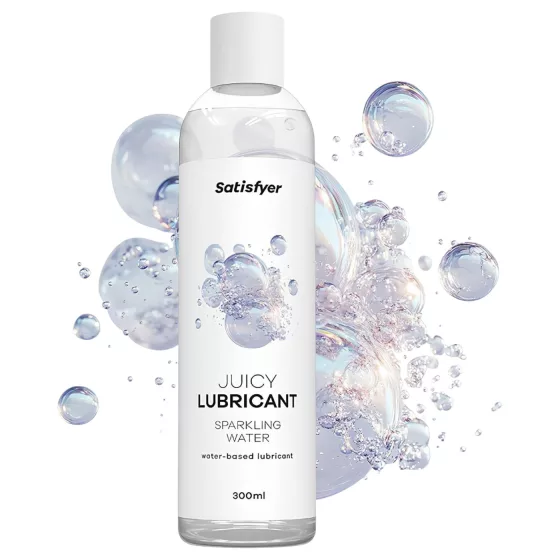 Satisfyer Juicy Sparkling Water - aromatizovaný lubrikační gel (300 ml)