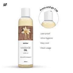 Satisfyer - masážní olej - vanilka - 250 ml