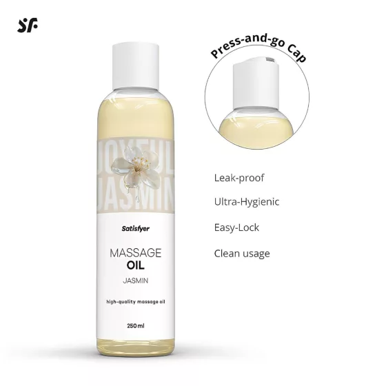 Satisfyer - jasmínový masážní olej (250 ml)