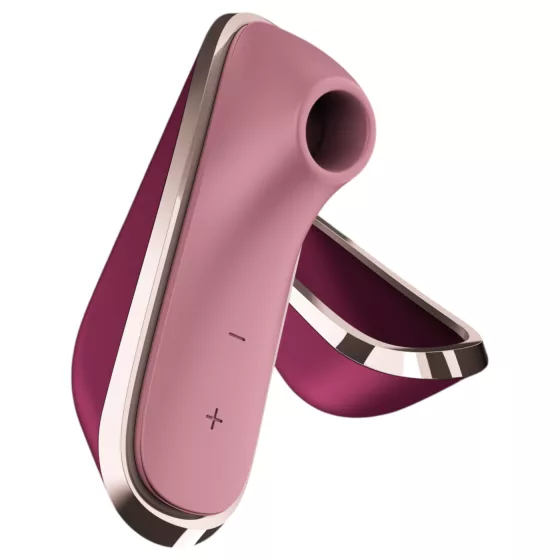 Satisfyer Traveler - stimulátor klitorisu s tlakovými vlnami, na baterie (růžový)