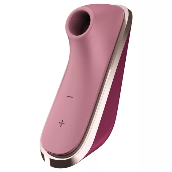 Satisfyer Traveler - stimulátor klitorisu s tlakovými vlnami, na baterie (růžový)