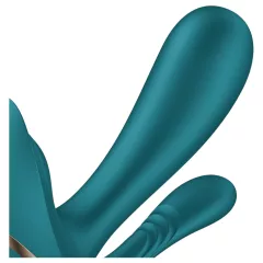   Satisfyer Top Secret+ - nositelný vibrátor se 3 rameny (zelený)