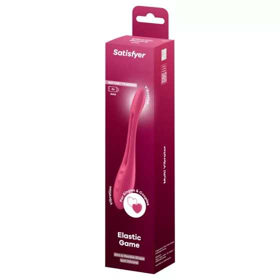Satisfyer Elastic Game - flexibilní párový vibrátor (růžový)