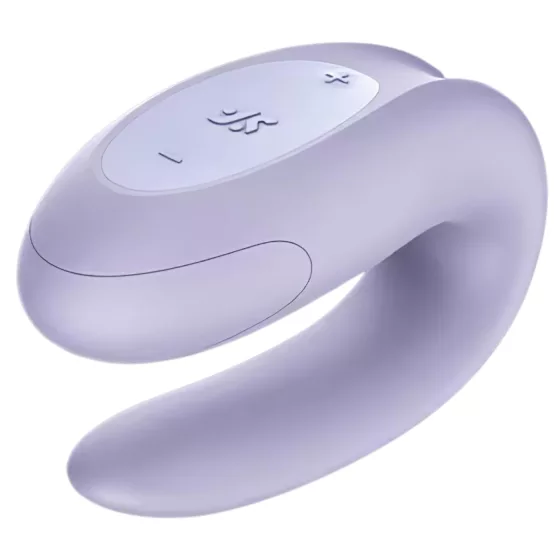 Satisfyer Double Joy - párový vibrátor (fialový)