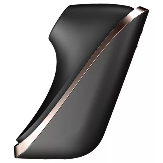 Satisfyer Traveler - stimulátor klitorisu s tlakovými vlnami, akumulátorový (černý)