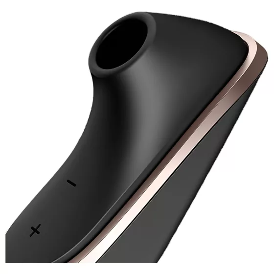 Satisfyer Traveler - stimulátor klitorisu s tlakovými vlnami, akumulátorový (černý)