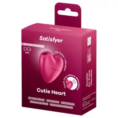   Satisfyer Cutie Heart - stimulátor klitorisu s tlakovými vlnami (růžový)